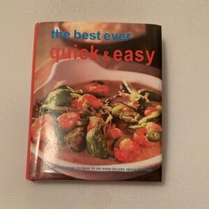 The Best Ever Quick & Easy Cookbook - Red Cover